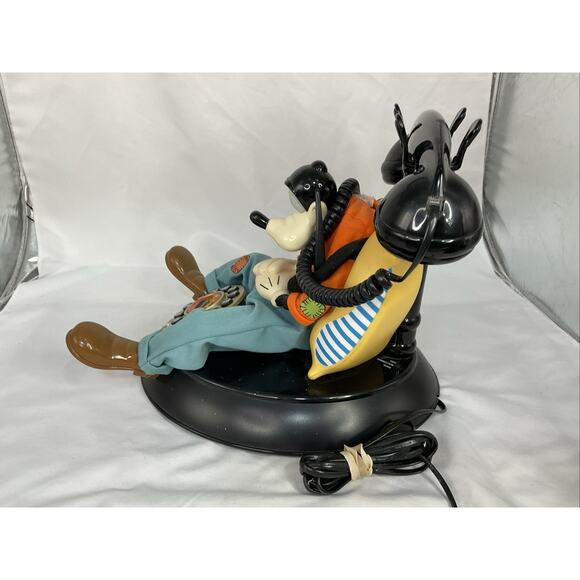 Vintage Disney Talking And Animated Goofy Corded Telephone 90s Tested Works - Picture 4 of 6